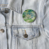 Badge Rond 5 Cm Berthe Morisot - Fille En Bateau Avec Oie (En situation)