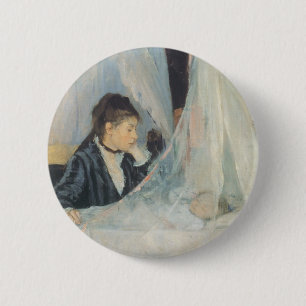 Badge Rond 5 Cm Berthe Morisot, Impressionnisme Vintage