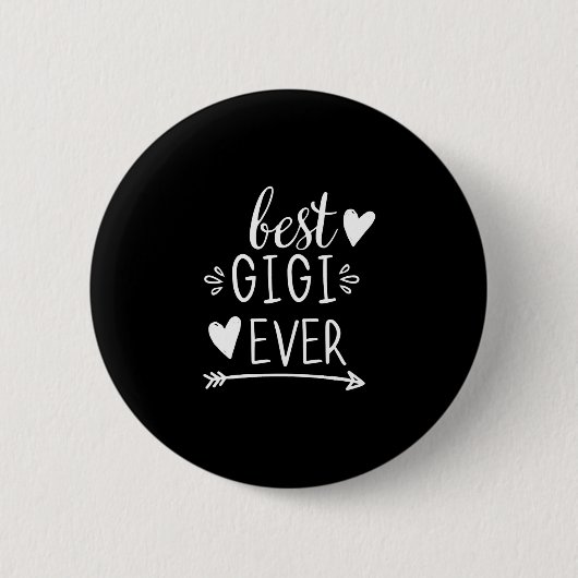 Badge Rond 5 Cm Best Gigi Ever Grandmother Venin Grandma Gigi Long (Devant)