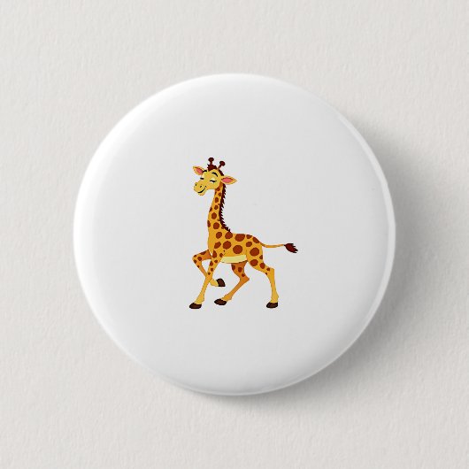 Badge Rond 5 Cm Best Giraffe Art For Men Women Adult Giraffe Print (Devant)