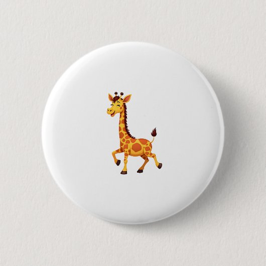 Badge Rond 5 Cm Best Giraffe Art For Men Women Adult Giraffe Print (Devant)
