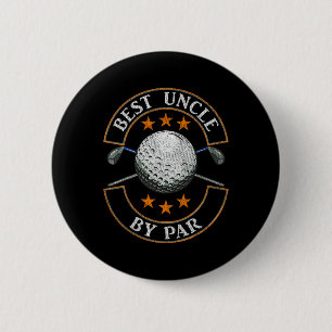 Badge Rond 5 Cm Best Uncle By Par Par Golf Lover Sports Fête des p