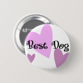 Badge Rond 5 Cm Bestdog (Devant & derrière)