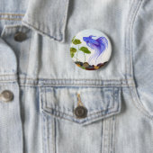 Badge Rond 5 Cm Bêta bleu (En situation)