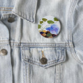 Badge Rond 5 Cm Bêta bleu (En situation)