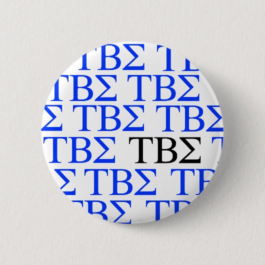 Badge Rond 5 Cm Bêta bouton de sigma de Tau (Devant)