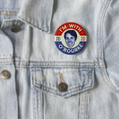 Badge Rond 5 Cm Beto O'Rourke Président 2020 Démocrate Photo Retro (En situation)