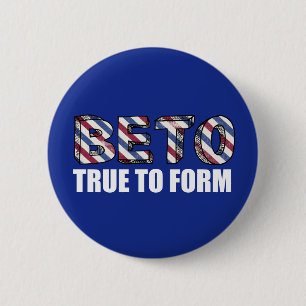 Badge Rond 5 Cm Beto O'Rourke vrai pour former la citation de