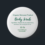 Badge Rond 5 Cm Beurre de corps bio vert nature ajouter le nom dan<br><div class="desc">conception</div>