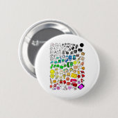 Badge Rond 5 Cm Bfdi Inanimer La folie Tous Les Caractères _1 (Devant & derrière)