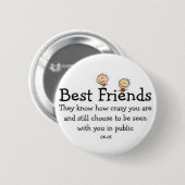 BADGE ROND 5 CM BFF (Devant & derrière)