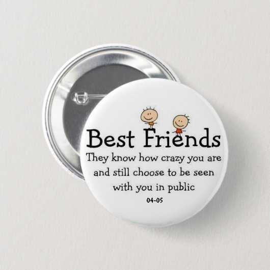 BADGE ROND 5 CM BFF (Devant & derrière)