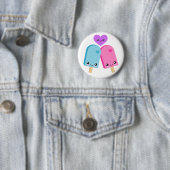 Badge Rond 5 Cm BFF BFF Kawaii Buttons (En situation)
