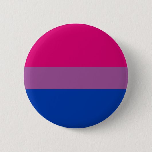 Badge Rond 5 Cm Bi+ Bouton de drapeau de fierté (Devant)