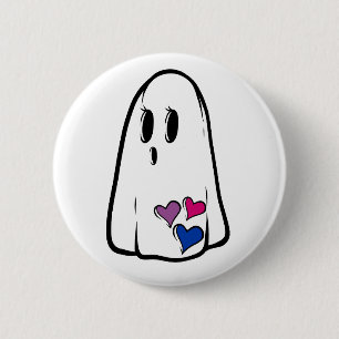 Badge Rond 5 Cm Bi Pride Ghost