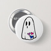Badge Rond 5 Cm Bi Pride Ghost (Devant & derrière)