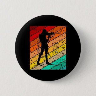 Badge Rond 5 Cm Biathlon Biathlet Ski Ski Ski Retro Vintage 3