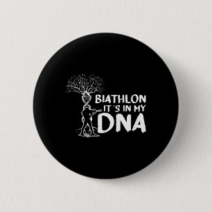 Badge Rond 5 Cm Biathlon C'est dans ma motivation pour un biathlèt
