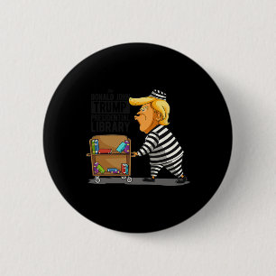 Badge Rond 5 Cm Bibliothèque Drôle Gris Clic Fit