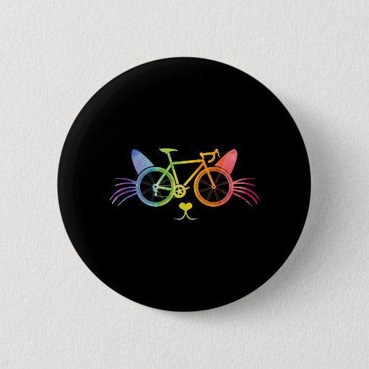 Badge Rond 5 Cm Bicycle Cat Lgbt (Devant)