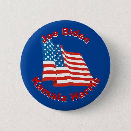 Badge Rond 5 Cm Biden et Harris 2020 (Devant)
