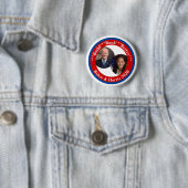 Badge Rond 5 Cm Biden et Harris - Construisez mieux 2020 (En situation)