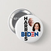 Badge Rond 5 Cm Biden/Harris (Devant & derrière)