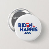 BADGE ROND 5 CM BIDEN HARRIS 2020 (Devant & derrière)