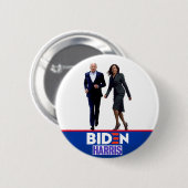 Badge Rond 5 Cm Biden/Harris 2020 (Devant & derrière)