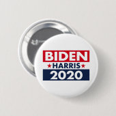 BADGE ROND 5 CM BIDEN HARRIS 2020 (Devant & derrière)