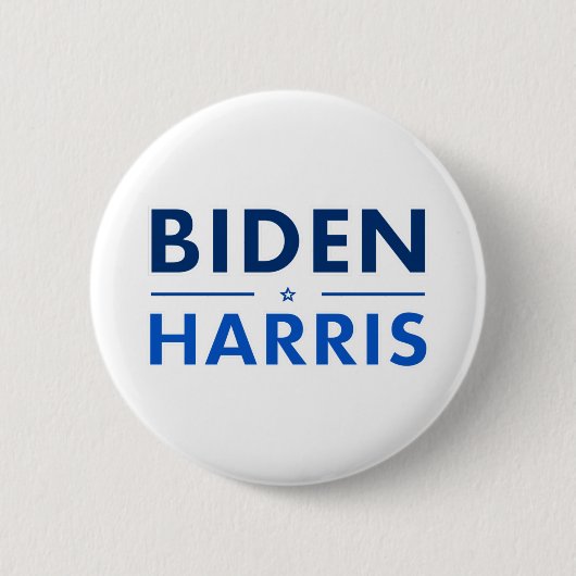 Badge Rond 5 Cm Biden Harris 2020 Election (Devant)