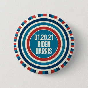 Badge Rond 5 Cm Biden Harris Inauguration Day Keepsaké