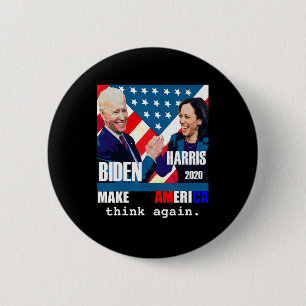 Badge Rond 5 Cm Biden Kamala Harris