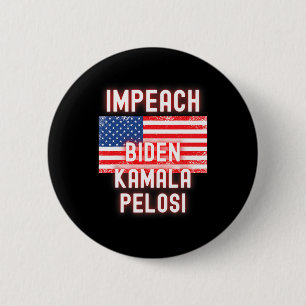 Badge Rond 5 Cm Biden Kamala Pelosi Woke Democrat 2024 Election Go