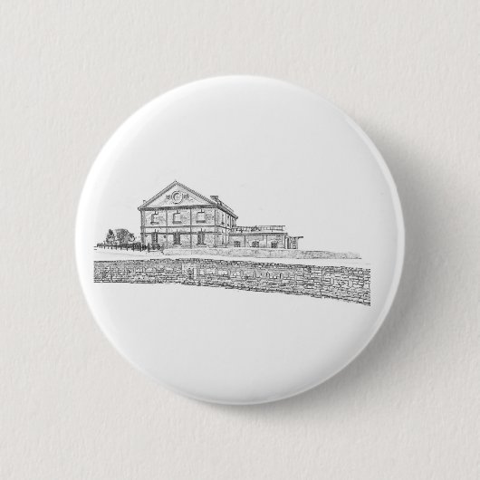 Badge Rond 5 Cm Biélorussie Orsha Architecture (Devant)