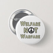 Badge Rond 5 Cm Bien-être et non guerre (Devant & derrière)