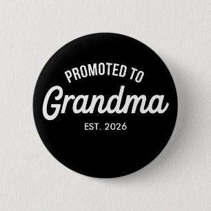 Badge Rond 5 Cm Bientôt Grand-mère Ét 2026 Futur État de Grossesse