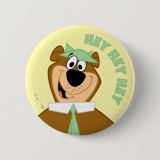 Badge Rond 5 Cm Bienvenue à Yogi Bear (Devant)