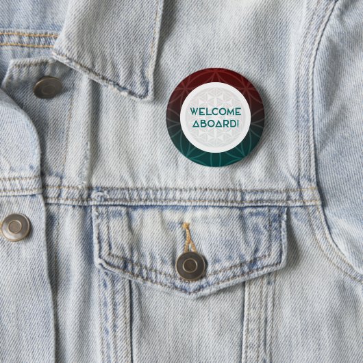 Badge Rond 5 Cm bienvenue dans l'équipe de géométrie sacrée (En situation)