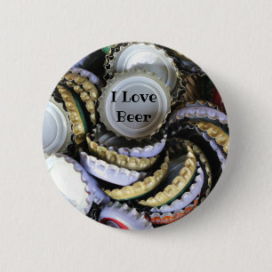 Badge Rond 5 Cm Bier Lover Cool et tendance