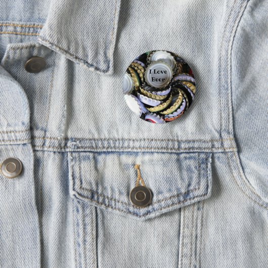 Badge Rond 5 Cm Bier Lover Cool et tendance (En situation)