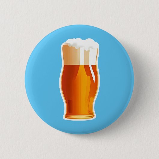 Badge Rond 5 Cm Bière (Devant)