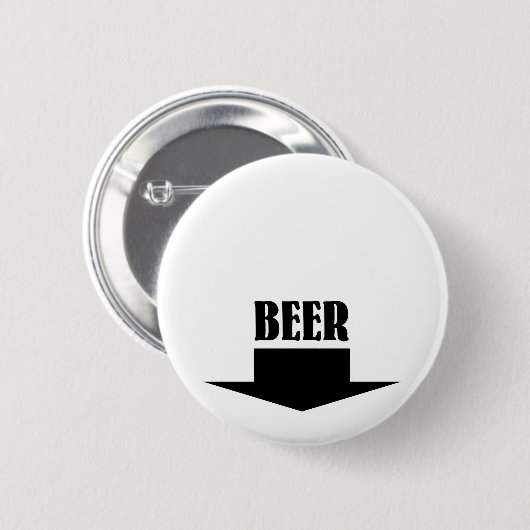 Badge Rond 5 Cm Bière (Devant & derrière)