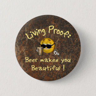 Badge Rond 5 Cm Bière belle