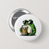 Badge Rond 5 Cm Bière cool (Devant & derrière)