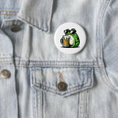 Badge Rond 5 Cm Bière cool (En situation)