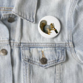 Badge Rond 5 Cm Bière d'écureuil (En situation)