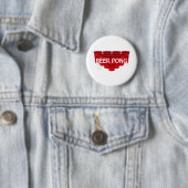 Badge Rond 5 Cm bières à l'université (En situation)