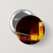 Badge Rond 5 Cm Big Ben, Londres (Devant & derrière)