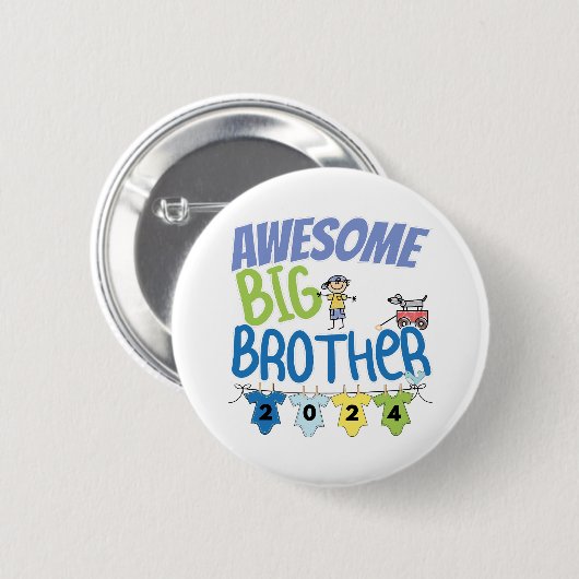 Badge Rond 5 Cm Big Brother 2024 (Devant & derrière)
